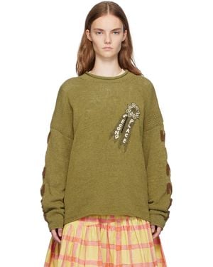 STORY mfg. Twinsun Knit Rollneck Jumper - Green