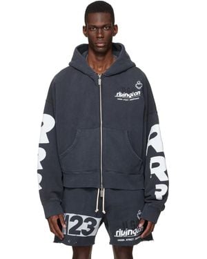 RIVINGTON roi Rebis Membership Uso Zip Hoodie - Blue