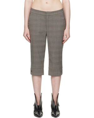 FIDAN NOVRUZOVA Teo Capri Trousers - Grey