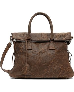 Maison Margiela 5ac Soft Medium Tote - Brown