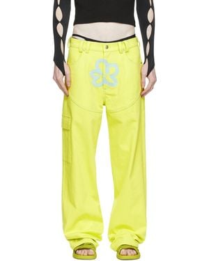 Columbia Ssense Exclusive Cargo Trousers - Yellow