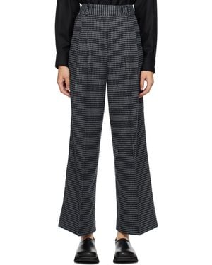 By Malene Birger グレー Cymbaria トラウザーズ - ブラック