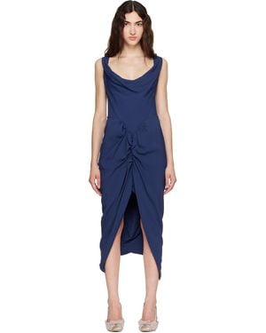 Vivienne Westwood Panther Midi Dress - Blue