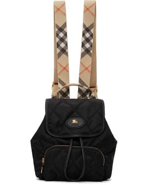 Burberry Mini Horseshoe Backpack - Black