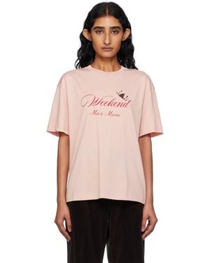 Weekend by Maxmara Radura T-Shirt - Pink