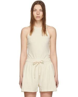 Halfboy Off- Terry Bodysuit - Natural