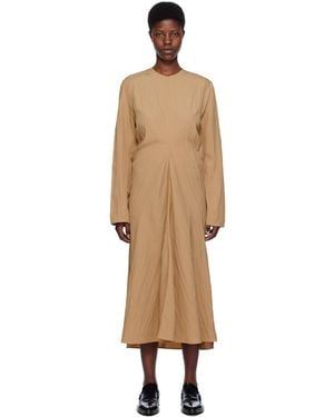 Studio Nicholson Tan Welles Midi Dress - Black