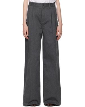 Maison Margiela Creased Trousers - Black