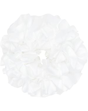 Maryam Nassir Zadeh Ssense Exclusive Carnation Scrunchie - White