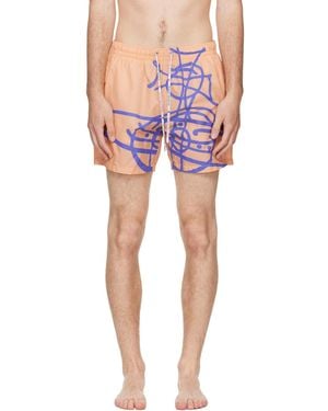 Vivienne Westwood Surf Boxer Swim Shorts - Pink