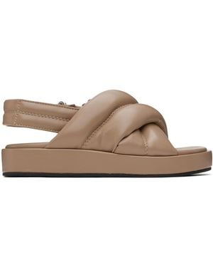 Stand Studio Taupe Spencer Sandals - Black