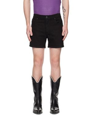 Ernest W. Baker Five-pocket Denim Shorts - Black