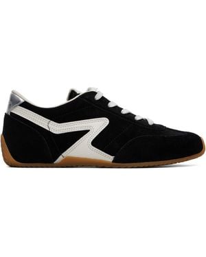 Rag & Bone Baskets De Course Rétro Étroites Noires