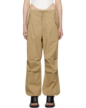 Dion Lee Toggle Parachute Trousers - Natural