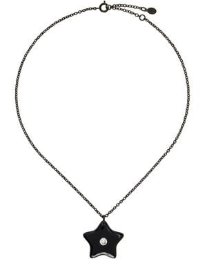 Sandy Liang Sparkles 2.0 Necklace - Black
