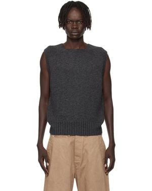 TAIGA TAKAHASHI Lot. 528 A.R.C Jumper Vest - Black