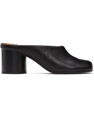 Maison Margiela Tabi Décolleté Mule Heels - Black