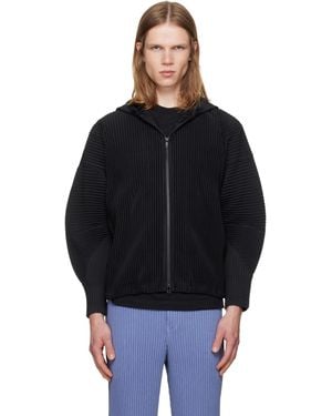 Homme Plissé Issey Miyake July Monthly Colours Blouson Hoodie - Black
