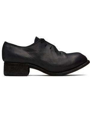 Guidi ブラック Pl10L オックスフォード