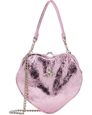 Vivienne Westwood Belle Heart Frame Bag - Pink