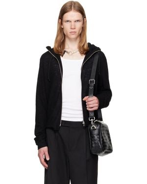 Tonywack Light Wool Zip Hoodie - Black