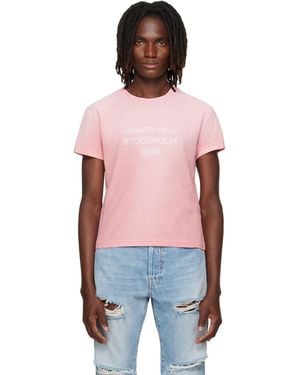 Acne Studios Faded T-Shirt - Red