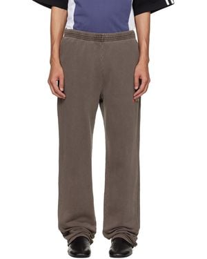 Martine Rose Straight Leg Joggers - Brown