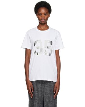 A.P.C. T-shirt down pipe blanc