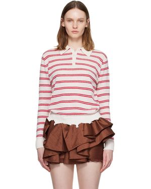 shushutong ニット ポロシャツ SHUSHU/TONG Collar Knit Pullover ポロニット｜トゥモローランド 公式