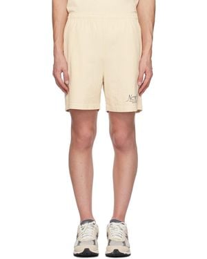 Sporty & Rich オフホワイト Ny 94 ショートパンツ - ナチュラル
