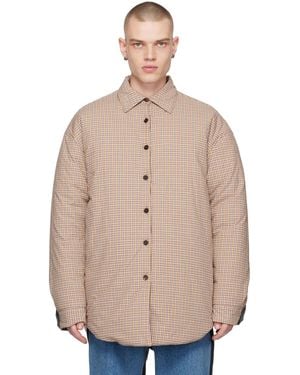 Calvin Luo Padded Reversible Shirt - Natural