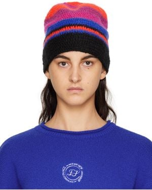 AGR Stripe Beanie - Blue