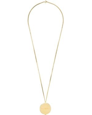 Vetements Pendant Necklace - Black