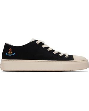Vivienne Westwood Low Top Plimsoll Trainers - Black