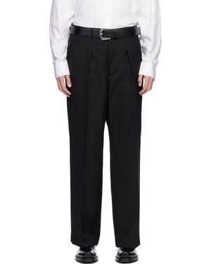 Second/Layer Saico Trousers - Black
