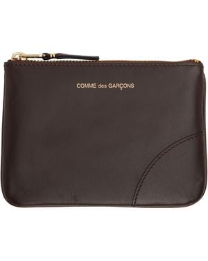 Comme des Garçons ブラウン スモール Classic ポーチ - ブラック