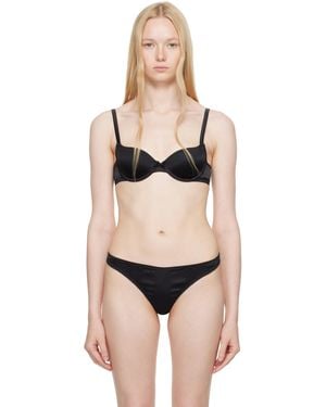 Fleur du Mal Seamless Luxe Balconette Bra - Black