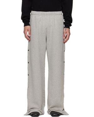 Les Tien Heavyweight Party Snap Joggers - Grey