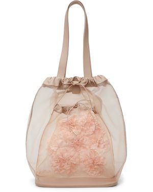 Simone Rocha Carnation Pocket Tote - Pink