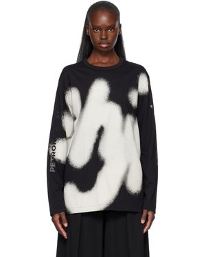 Y-3 Mercedes-Amg F1 Edition Graphic Long Sleeve T-Shirt - Black