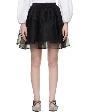 Cecilie Bahnsen Cbcayla Miniskirt - Black