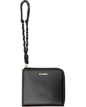 Jil Sander Tangle Card Holder - Black