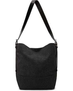 Lemaire Small Belted Tote - Black