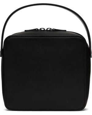 AURALEE Small Leather Travel Bag - Black