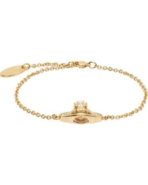 Vivienne Westwood Pina Small Bas Relief Bracelet - Black