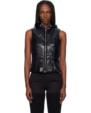 Coperni Hooded Puffer Vest - Black