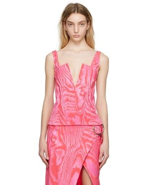 Marques'Almeida Marques Almeida Pink Corset Camisole