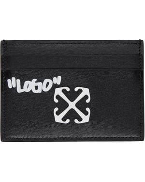 Off-White c/o Virgil Abloh Jitney Quote Card Holder - Black