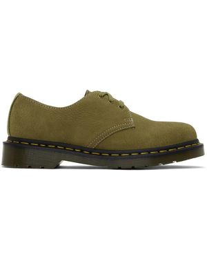 Dr. Martens カーキ タンブラーヌバック 1461 オックスフォード - ブラック