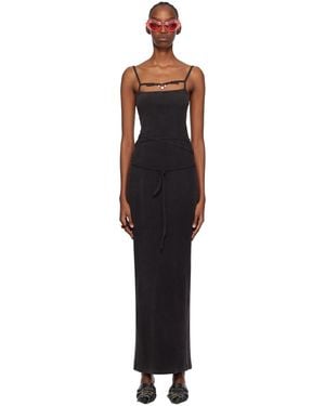 OTTOLINGER Gray Cutout Maxi Dress - Black